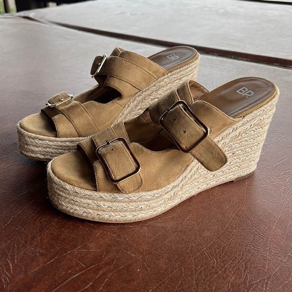 BP Wedge Espadrille Sandals - Picture 1 of 11